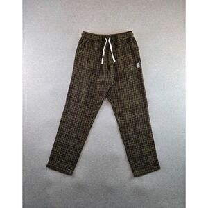 Standard Issue Slacker Pants Mens Medium‎ Pant Brown / Lime  Tweed Knit Shisiko